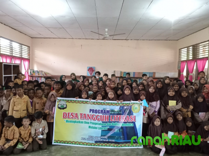 Tingkatkan pengetahuan Literasi, KKN Mahasiswa Umri gelar lomba bedah buku di Desa Sri Gading
